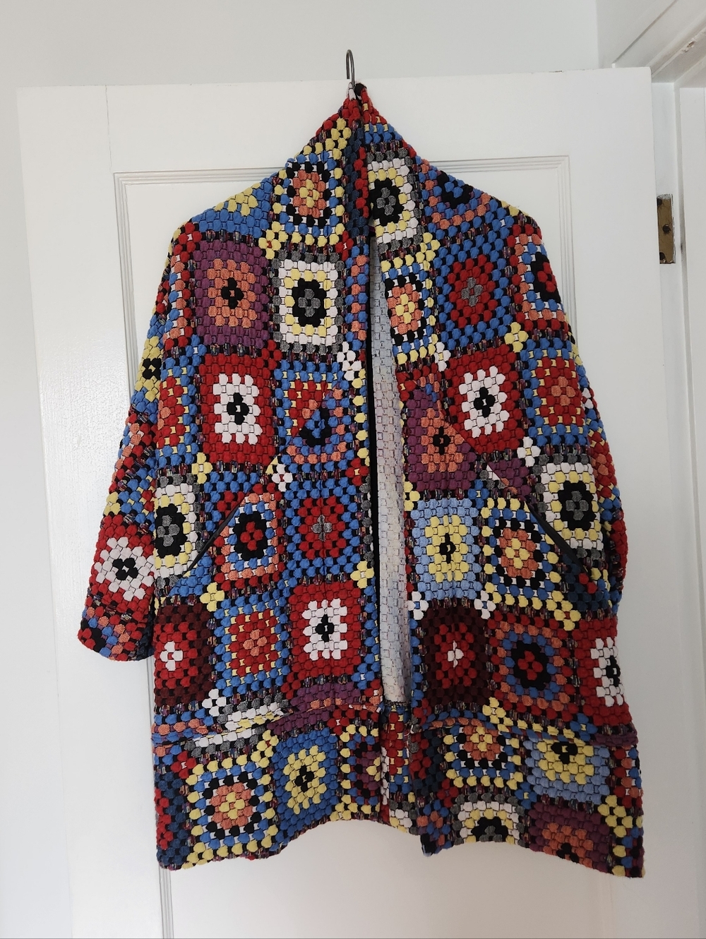 Shannon Passero Size Small Quilt Print Kimono Jacket size small (fits oversized)